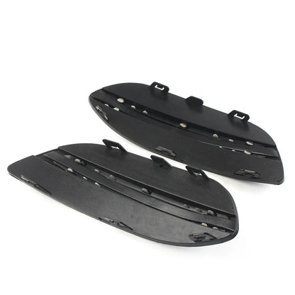 Fog Light Covers for Mercedes Benz C Class W205 C300 (2015-2018) Black