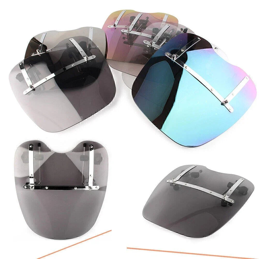 19" Windshield Windscreen w/Bracket for Harley Fatboy Softail Road King