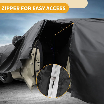 Waterproof All Weather Car Cover for Lexus RX (2016-2023) - Black 190T-PU