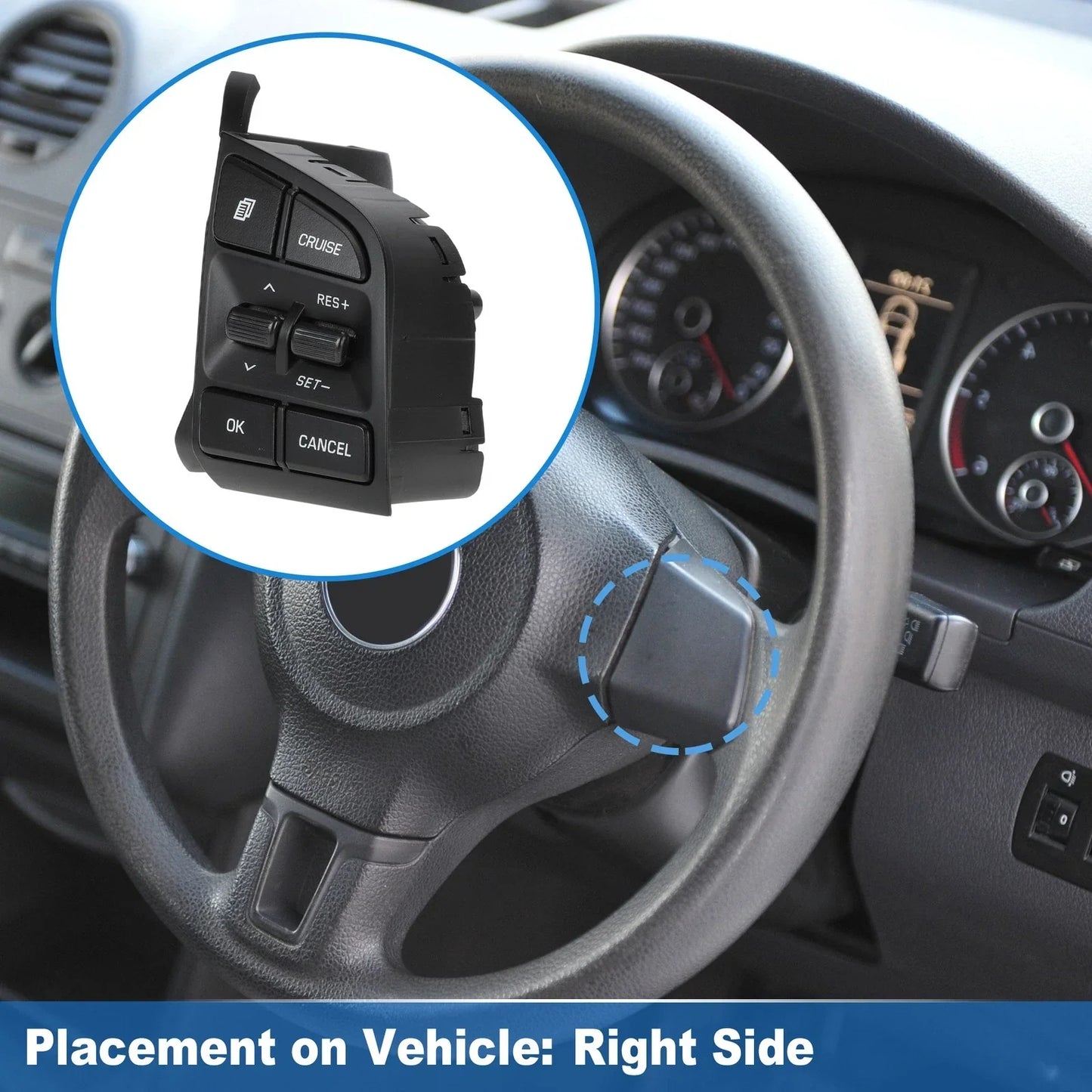 Right Steering Wheel Cruise Control Switch for Hyundai Tucson (2016-2018)