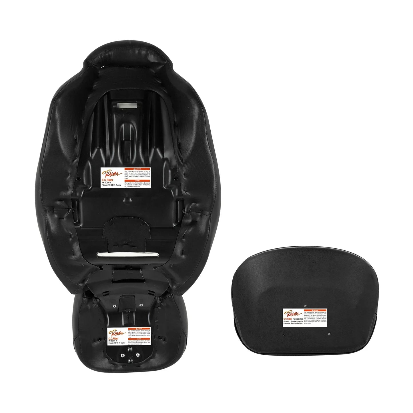 Driver Seats Sissy Bar Backrest for Harley Street Glide (2009-2023)