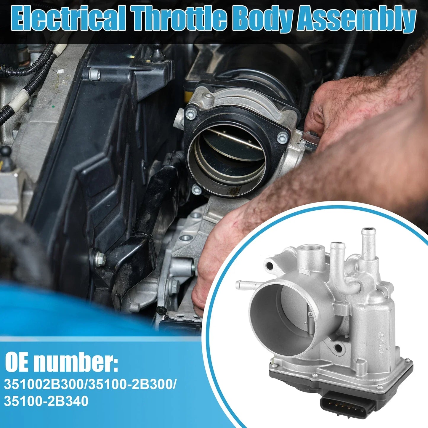 Throttle Body Assembly for Hyundai Veloster 1.6 GDI (2011-2017)
