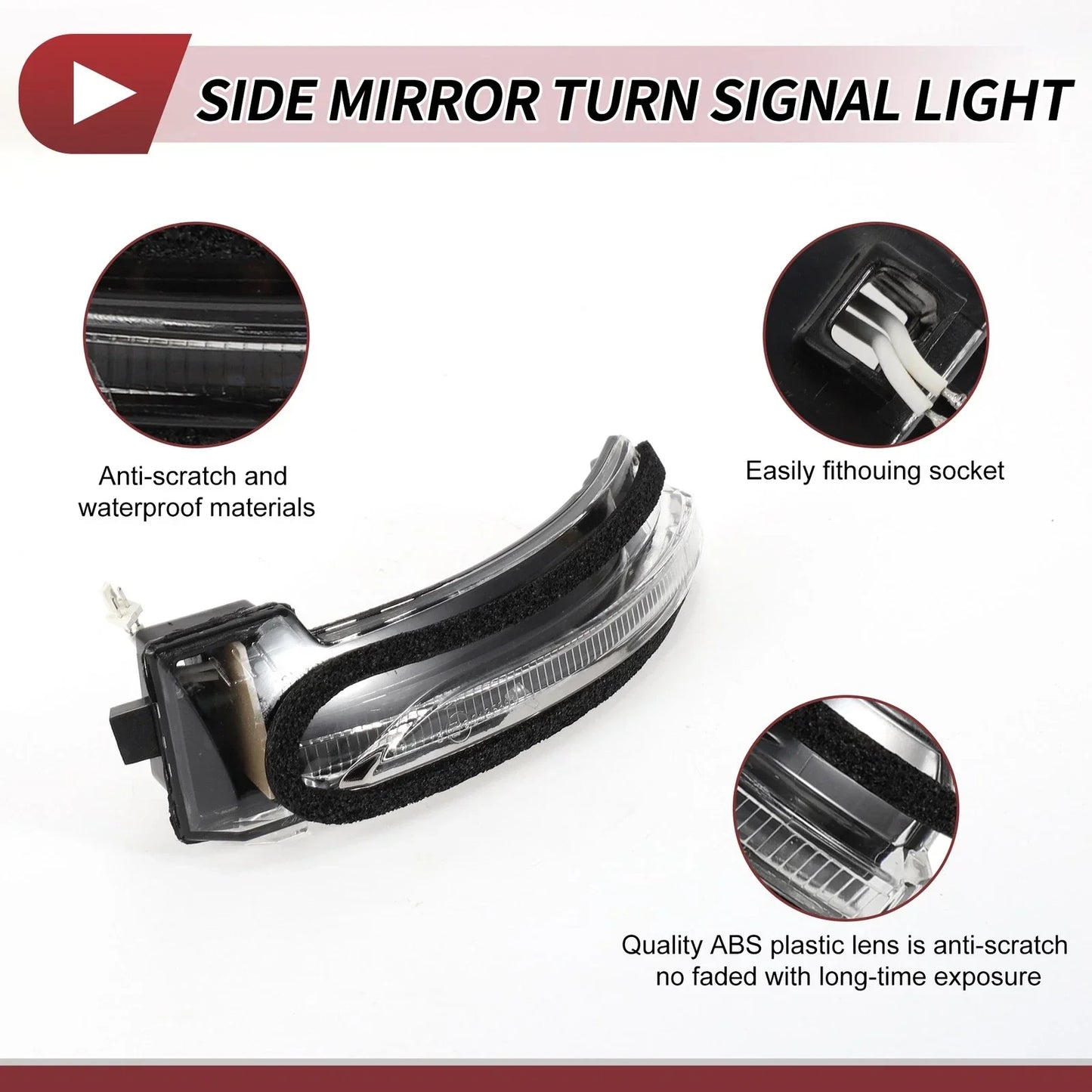 Car Mirror Turn Signal Light for Hyundai Sonata 2020-2022 Left LED