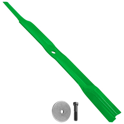 30 Inch Deck Blade with Bolt Replacement for John Deere RX63 RX73 (2014–2024)