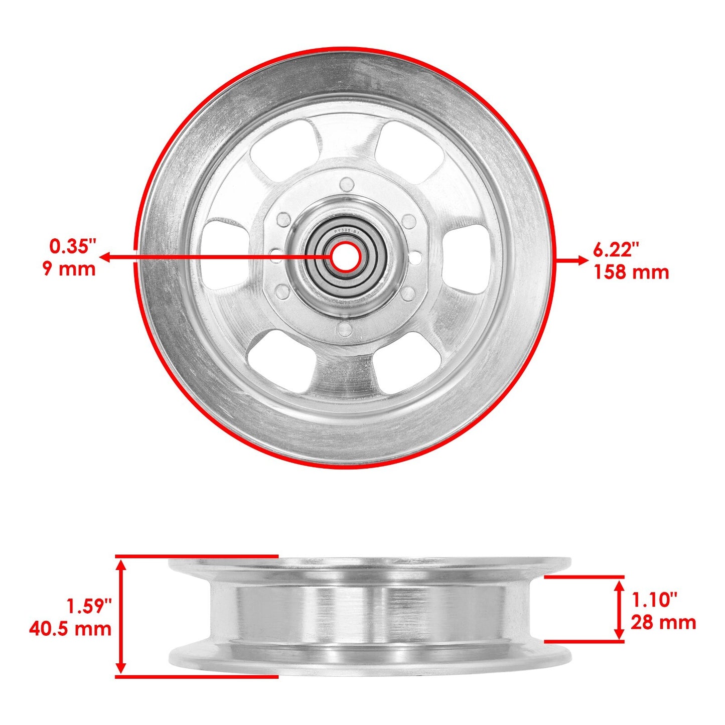 Deck Pulley Replacement for Cub Cadet XT3 GS Z-Force L48 PRO Z100 (2000–2010)