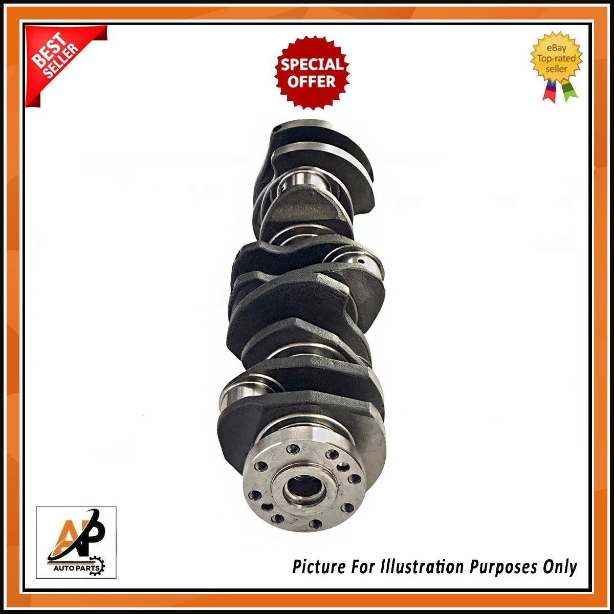 Crankshaft for Ford Ranger 3.2 TDCI Diesel (SAFA SA2R) (2005–2011)