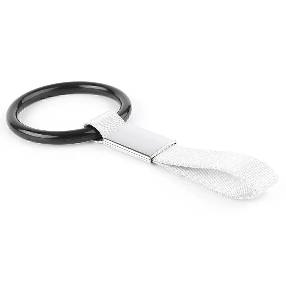 Tsurikawa Ring Handle Strap Charm for Subway Train Bus - Black