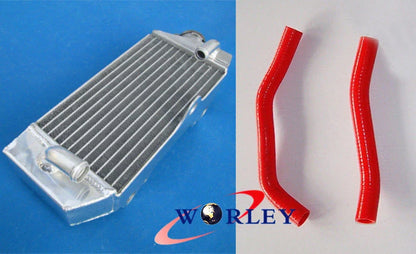 Aluminum Radiator & RED Silicone Hose for Yamaha YZ85 (2002-2021)