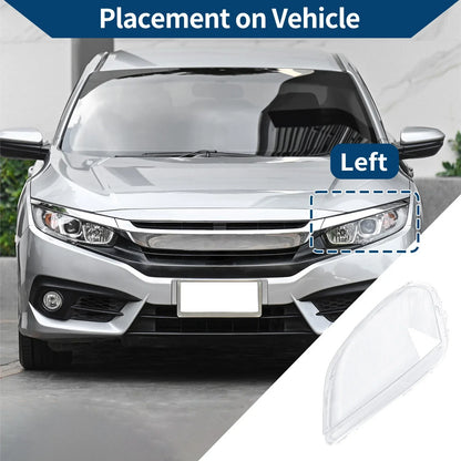 Front Left Headlight Lens Cover for Mercedes-Benz ML350 (2006-2011)