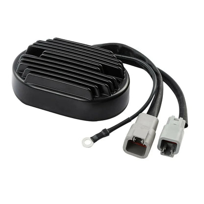 Black Voltage Regulator Rectifier for Harley Softail Deluxe Fatboy (2007)