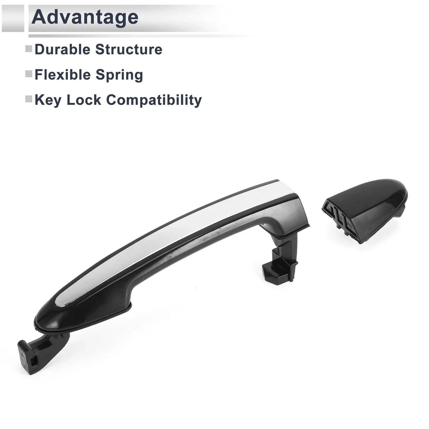 Front Right Exterior Door Handle for Hyundai Santa Fe (2007-2012)