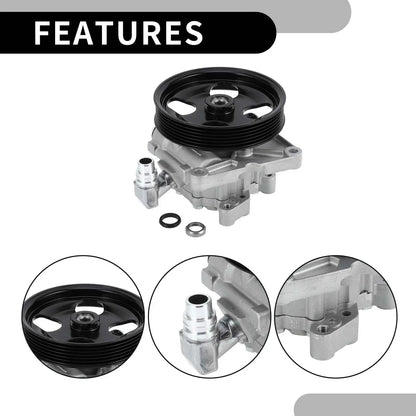 Car Power Steering Pump with Pulley for Mercedes-Benz ML320 (2000-2005)