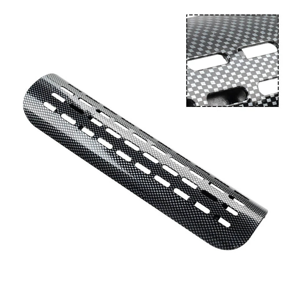 Curved Exhaust Muffler Pipe Heat Shield Cover for Motorcycle