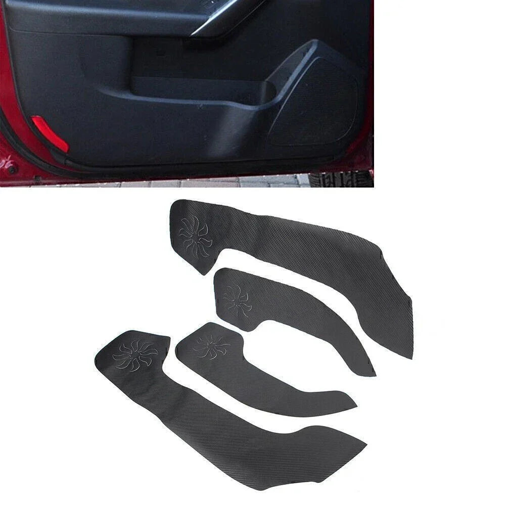 Kia Forte Door Anti Kick Pad Protection Cover Trims 4 x Pcs (2009-2013)