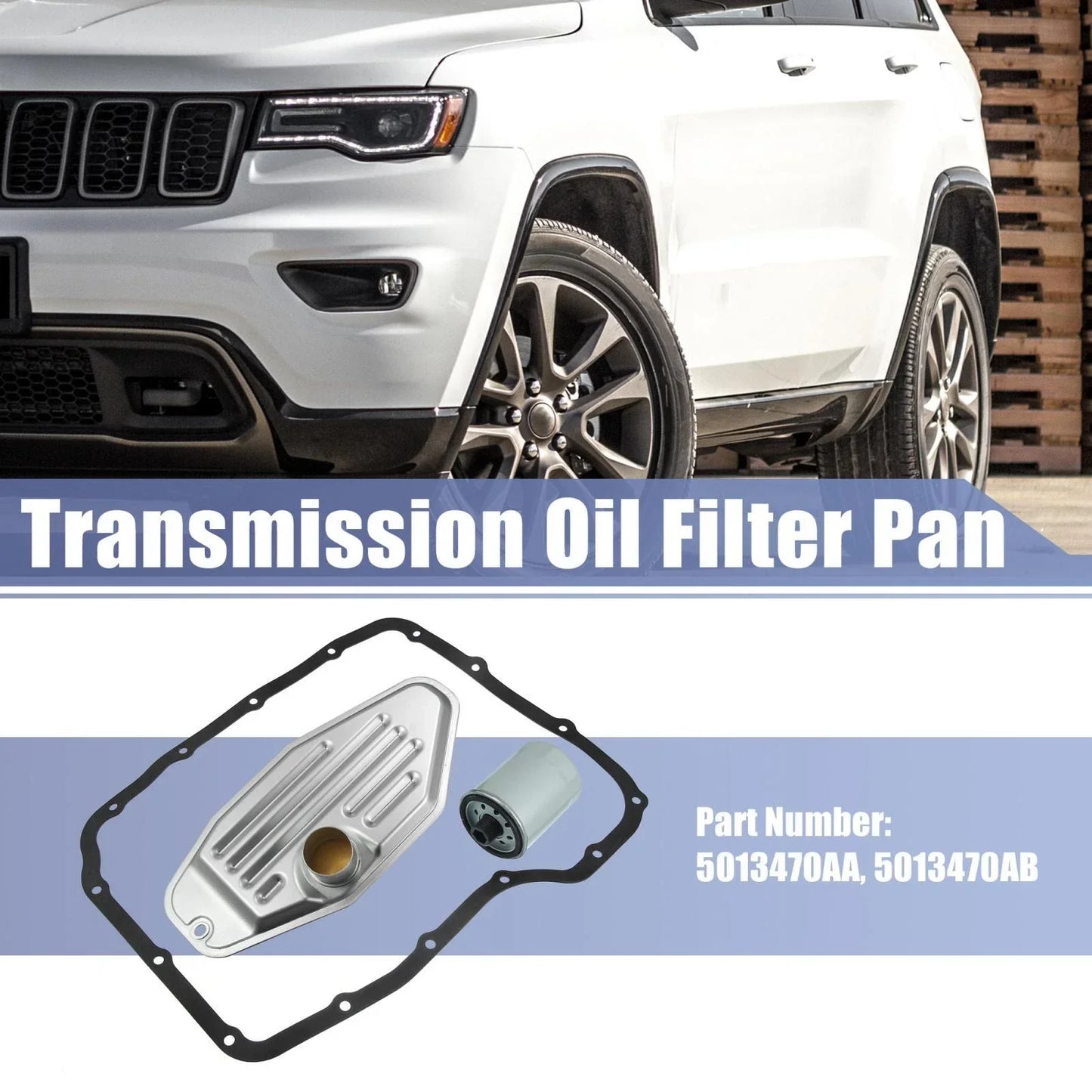 45RFE Transmission Filter Oil Pan Gasket Kit for Dodge Durango (2000-2003)