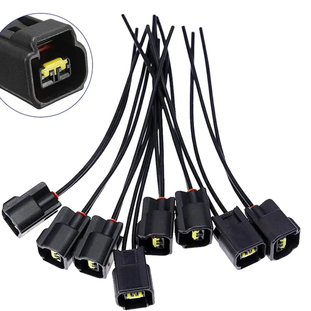 8Pcs Ignition Coil Harness Connectors for Ford Lincoln 4.6L 5.4L 6.8L 7.3L V10