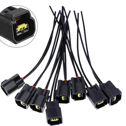 8Pcs Ignition Coil Harness Connectors for Ford Lincoln 4.6L 5.4L 6.8L 7.3L V10