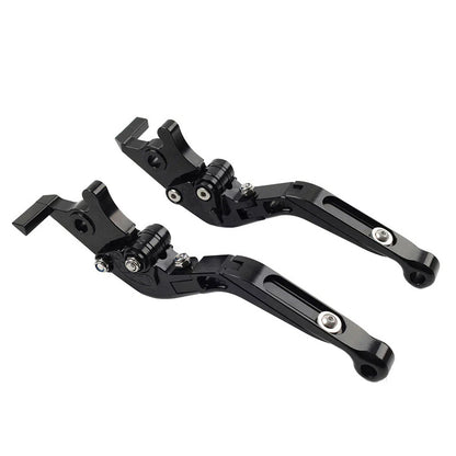 Extendable Brake Clutch Levers for BMW F650GS (2002-2007) Black