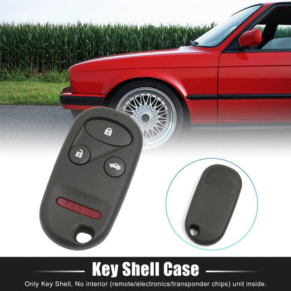 Replacement Key Fob Shell Case for Honda Accord 4 Button Black