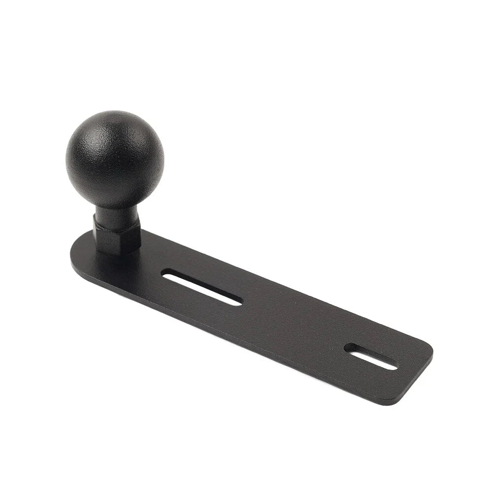 Universal Aluminum Ball Head Base GPS Phone Holder Bracket Clamp Stand Black