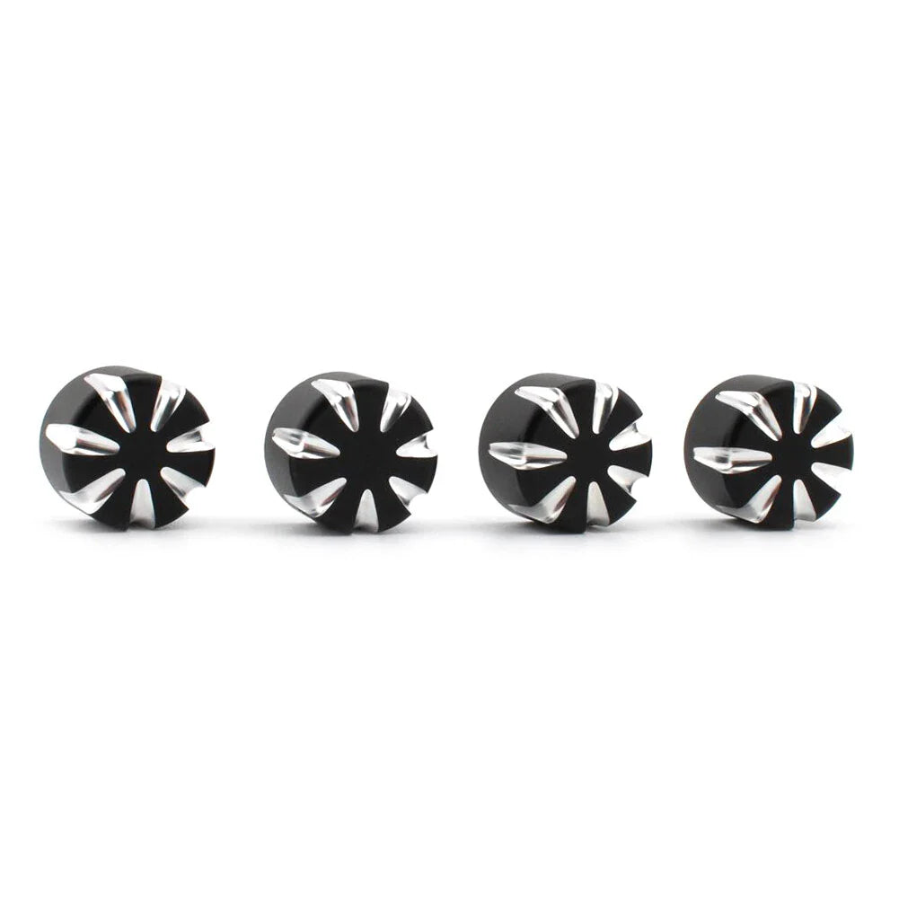 4 Pcs Aluminum Head Bolt Cover Caps for T120 Thruxton Scrambler (2016-2023)