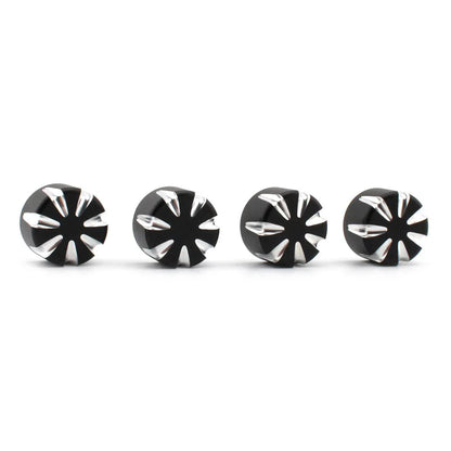4 Pcs Aluminum Head Bolt Cover Caps for T120 Thruxton Scrambler (2016-2023)