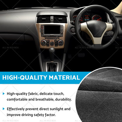 Non-Slip Dash Mat for Nissan Tiida ST ST-L Ti (2006-2013) Black