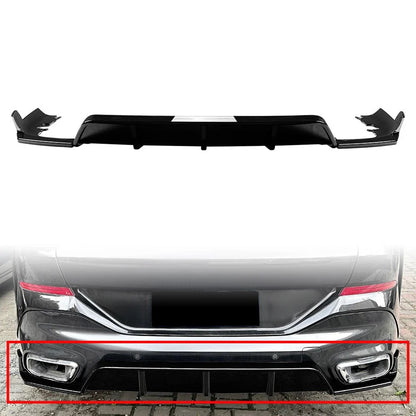 Glossy Black Rear Bumper Splitter Lip for BMW X6 G06 M Sport (2019-2024)