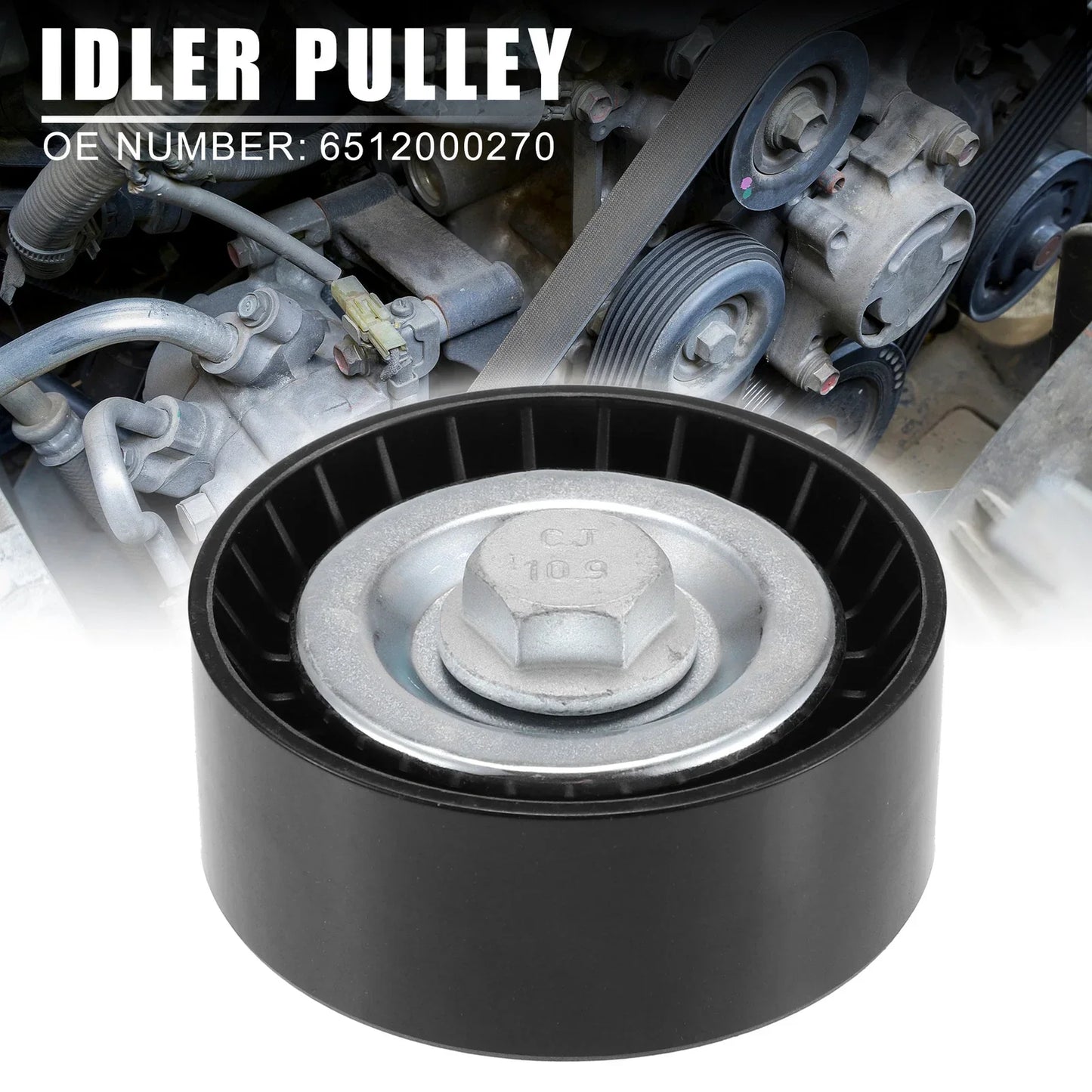 Drive Belt Idler Pulley for Mercedes-Benz Sprinter (2010-2018)