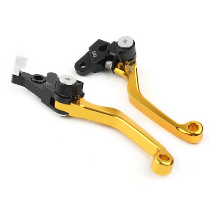 Gold CNC Pivot Brake Clutch Levers  for Honda XR250 XR400 (1995-2007)