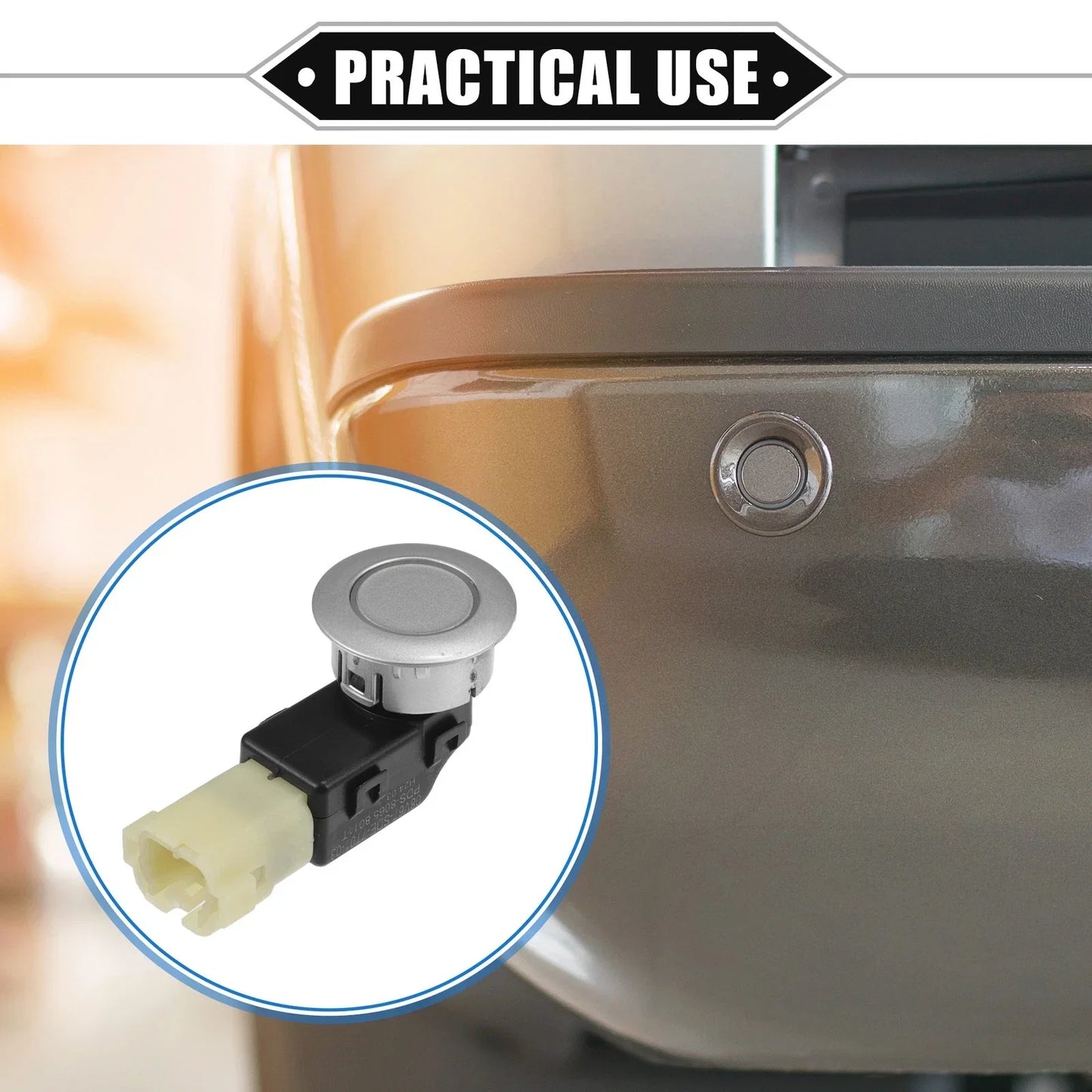 Reverse Parking Assist Sensor for Honda Accord (Durable ABS, Beige)