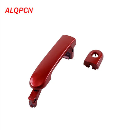 Front Left Exterior Door Handle for 2007-2012 Nissan Versa Tiida - Red