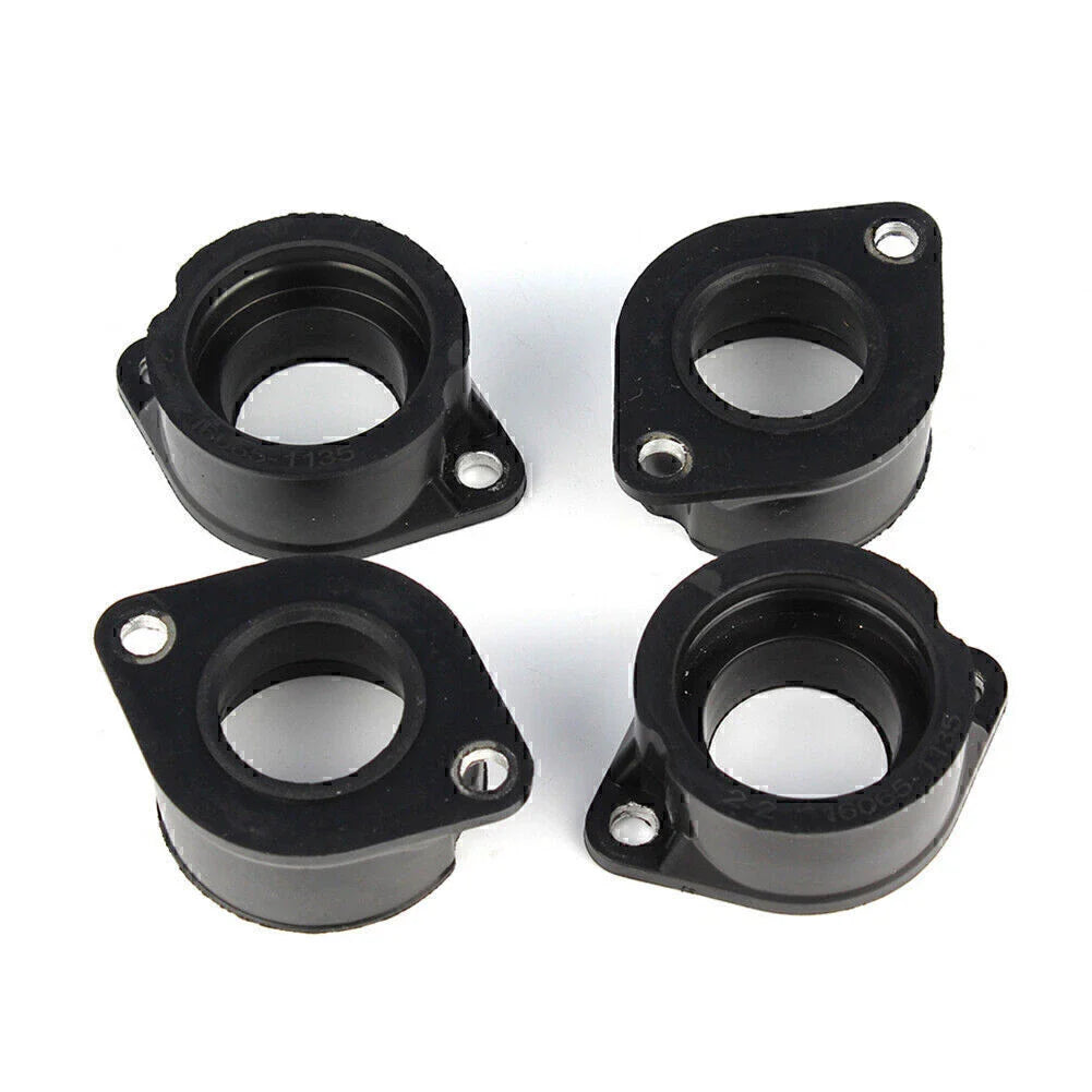 4x Carburetor Intake Manifold Boots for Kawasaki KZ1000K KZ1000M (1981-1982)