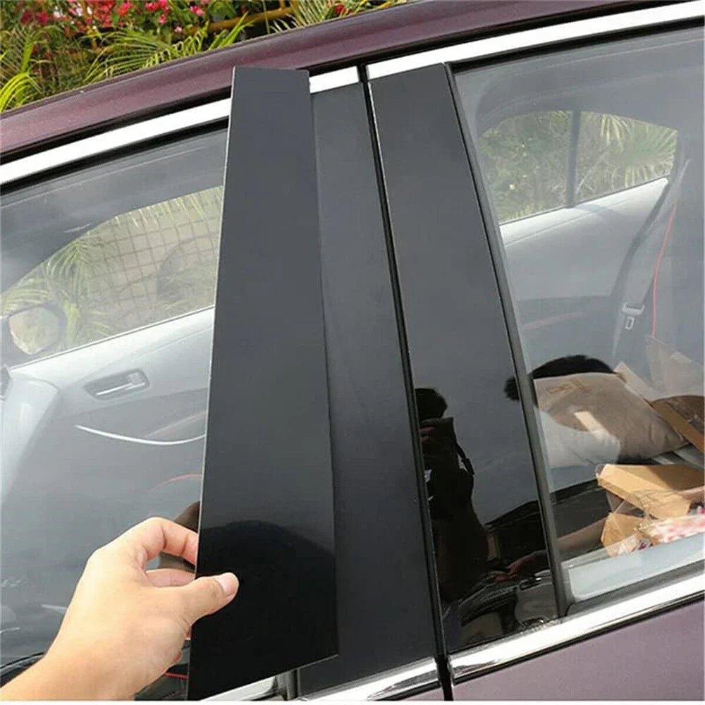 12Pcs Door Pillar Frame Cover Stickers for Range Rover HSE (2002-2012)