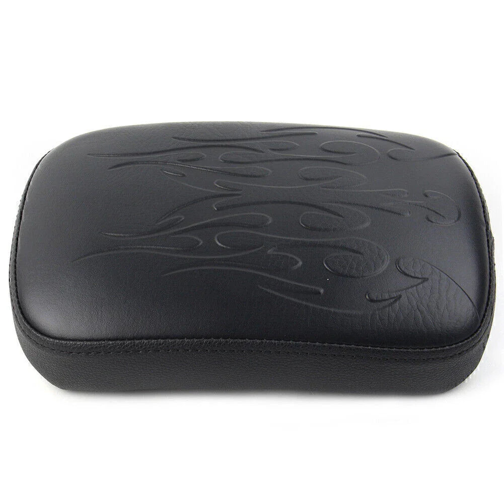 Rear Pillion Pad Seat for Harley Bobber Sportster (Fits 8 Suction Cups)