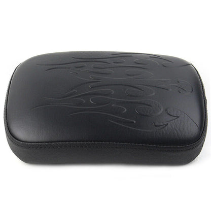Rear Pillion Pad Seat for Harley Bobber Sportster (Fits 8 Suction Cups)