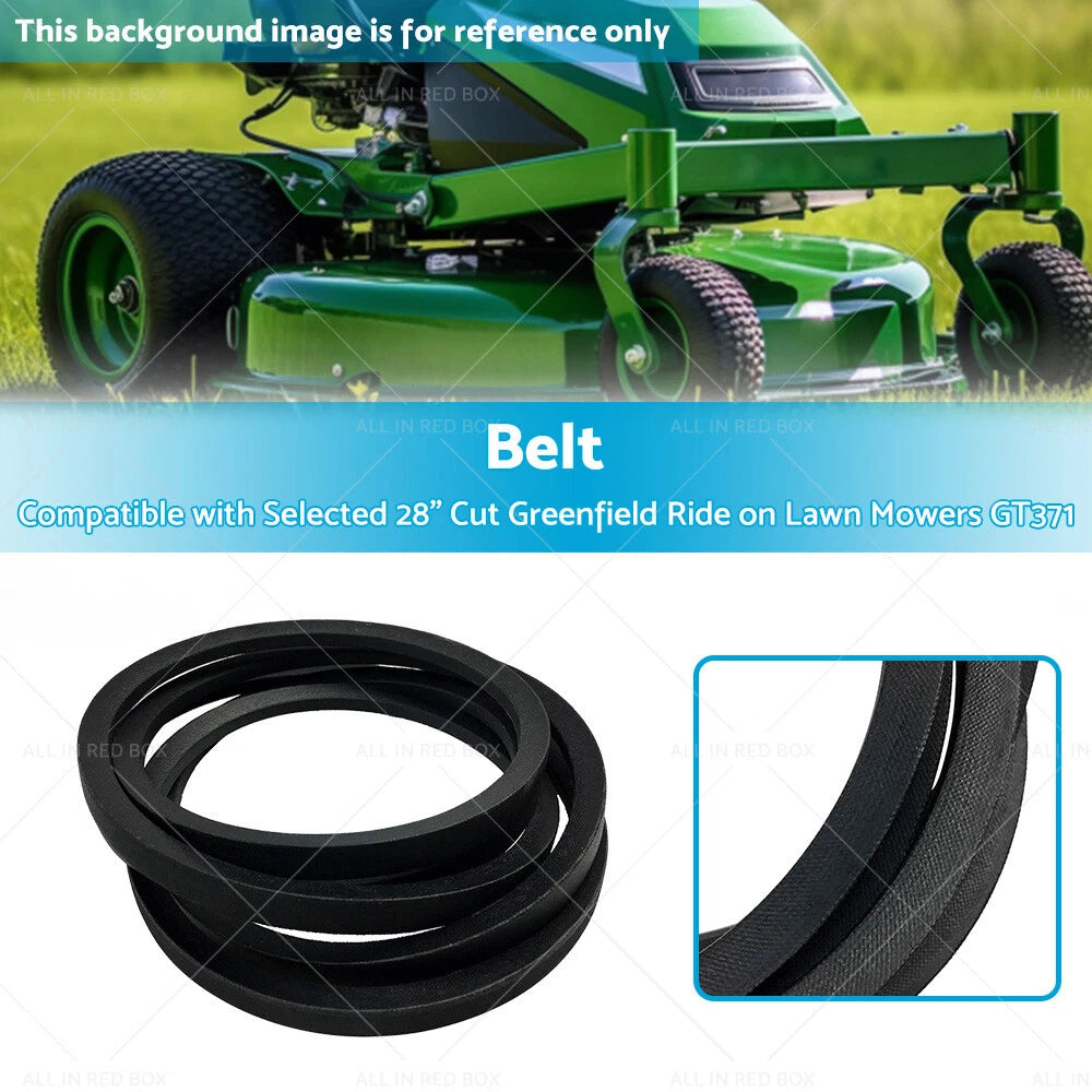 28" Drive Belt for Greenfield Ride-On Lawn Mowers (GT371)