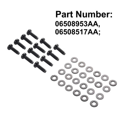 12PCS / M8 / Torx Bolts for Jeep Wrangler Windshield Frame Installation