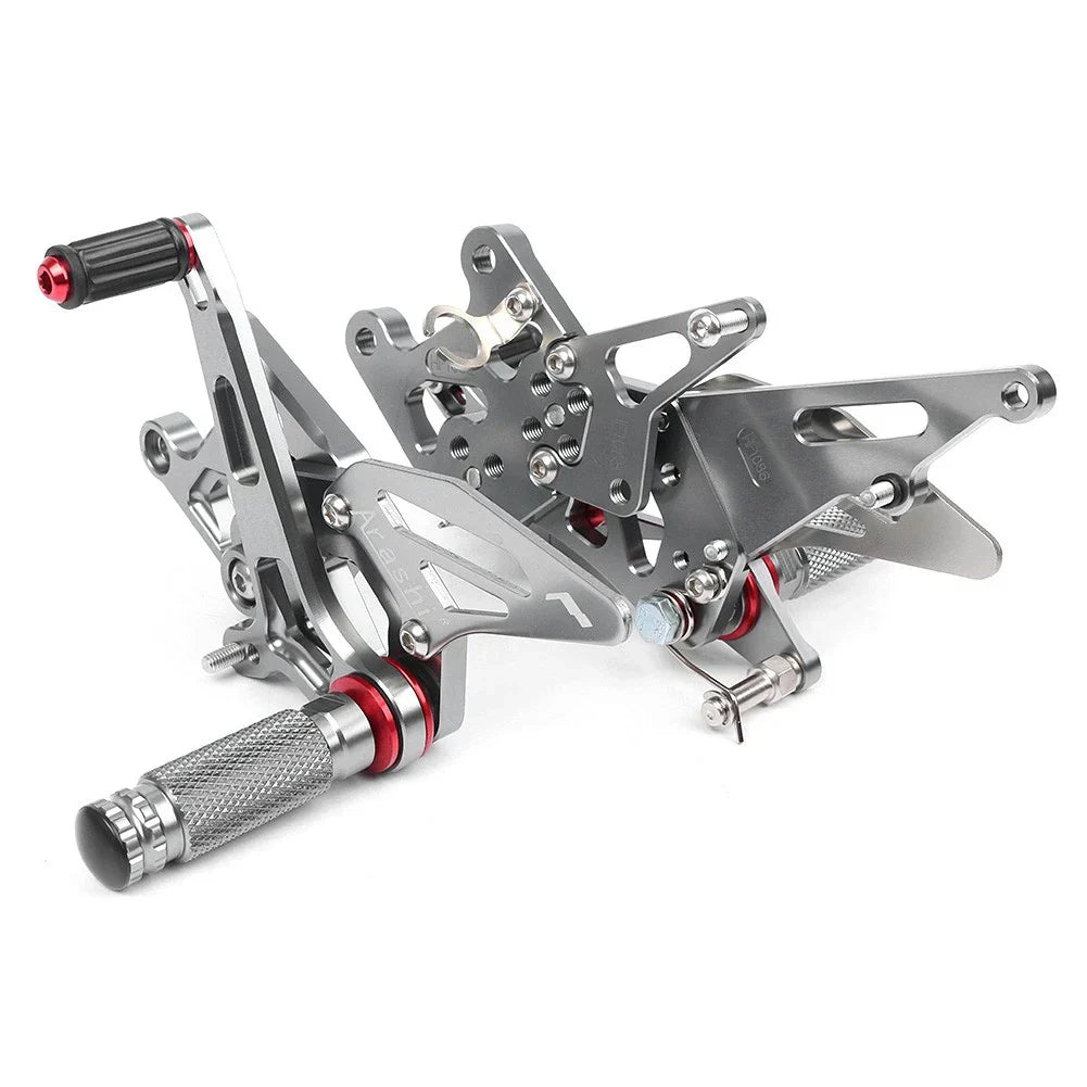Rear Sets Footpegs for Honda CBR600RR 2009-2018 ( Grey)