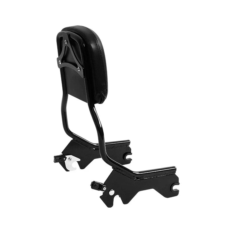 Black Sissy Bar Backrest Docking Hardware for Harley Heritage Classic (18-25)