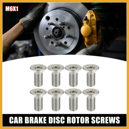 8 x Brake Disc Rotor Screws Kit for Honda (Compatible with Various Models)