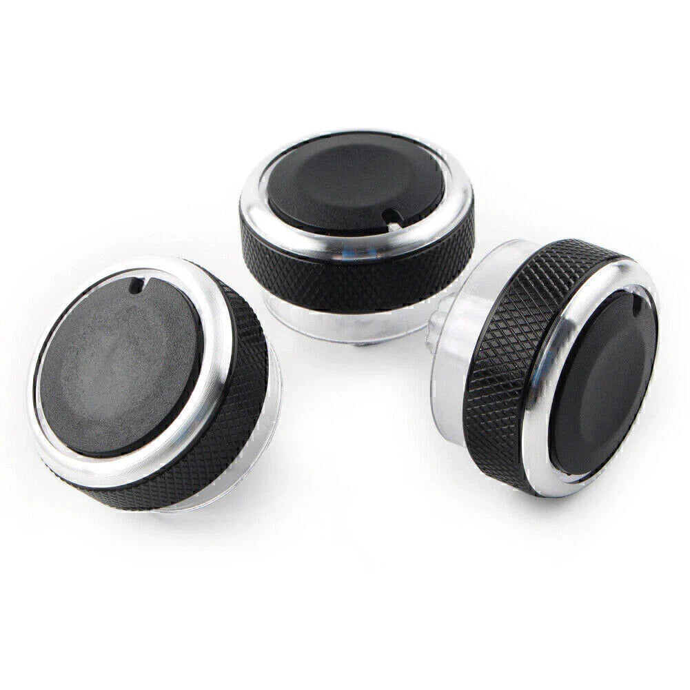 3 Pcs Air Conditioner Switch Knob Button for Ford Focus MK2 MK3 Mondeo (2004-2018)