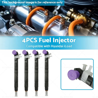 4PCS Diesel Fuel Injectors for Hyundai iLoad (2008-2019)
