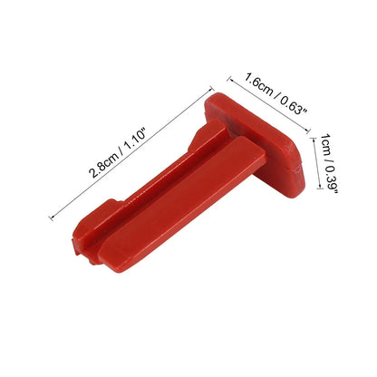 Gearbox Dipstick Tube Plug for Benz Transmission Filler with Lock Pin Red