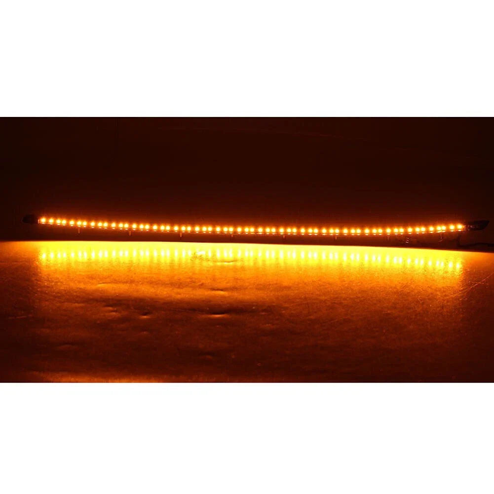 LED Ambient Light Bars for BMW F30 (2012-2019) - Dual Color Orange/Blue