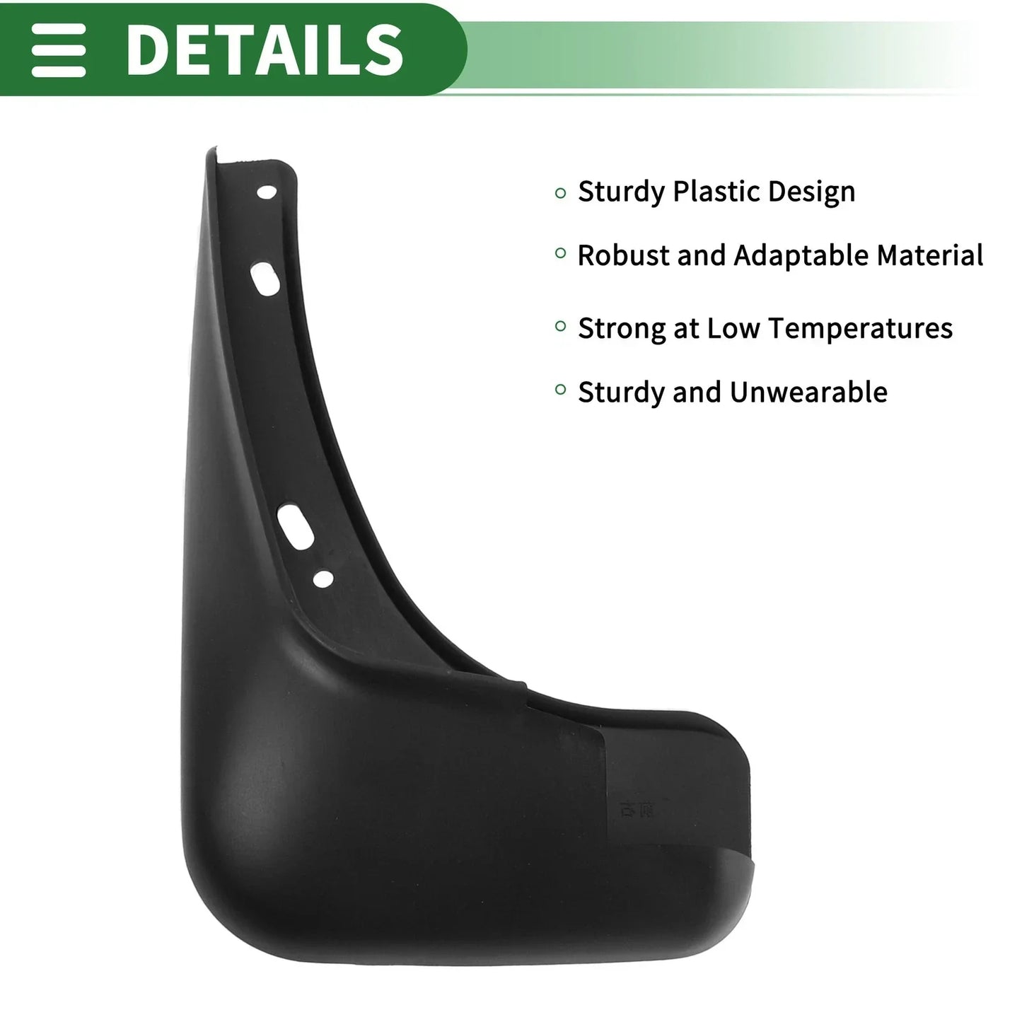 Mud Flaps Splash Guards for Hyundai i30 (2009-2015) - Includes Mount Accessories
