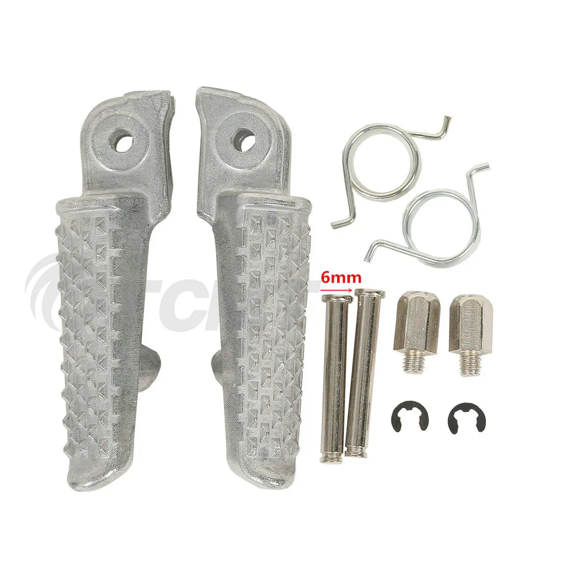 Front Footrests Footpegs for Honda CBR600RR 2003-2019 ()