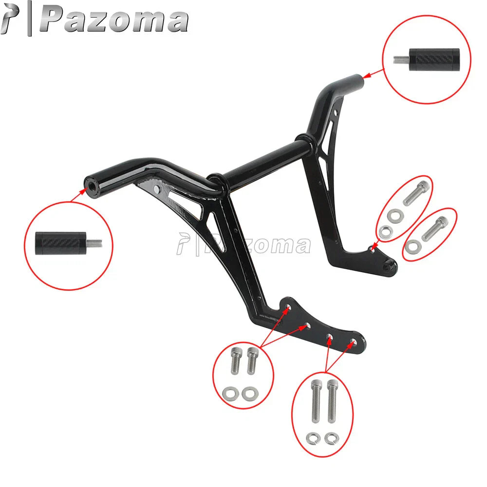 Rear Crash Bar Saddlebag Guard for Harley Softail FXLRST (2022 - Present)