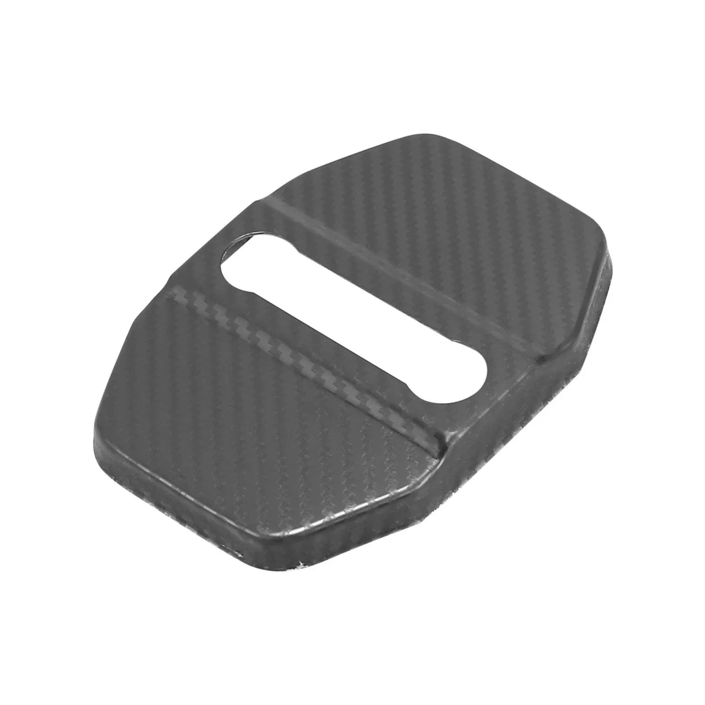 4 x Car Door Lock Latch Covers for Dodge Charger (2016-2021) Black & Gray