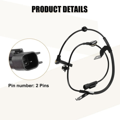 4 x ABS Wheel Speed Sensors for Chrysler 200 (2011-2014)